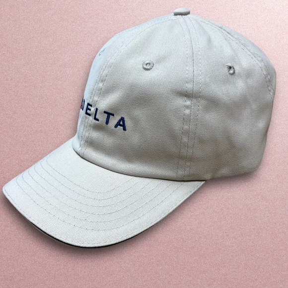 Delta Air Lines Adjustable Baseball Hat One Size Fits Most Collectible New - Picture 3 of 16